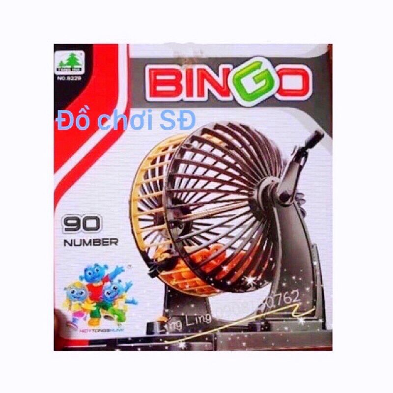 Cờ lô tô quay bingo 90 số -48 lá