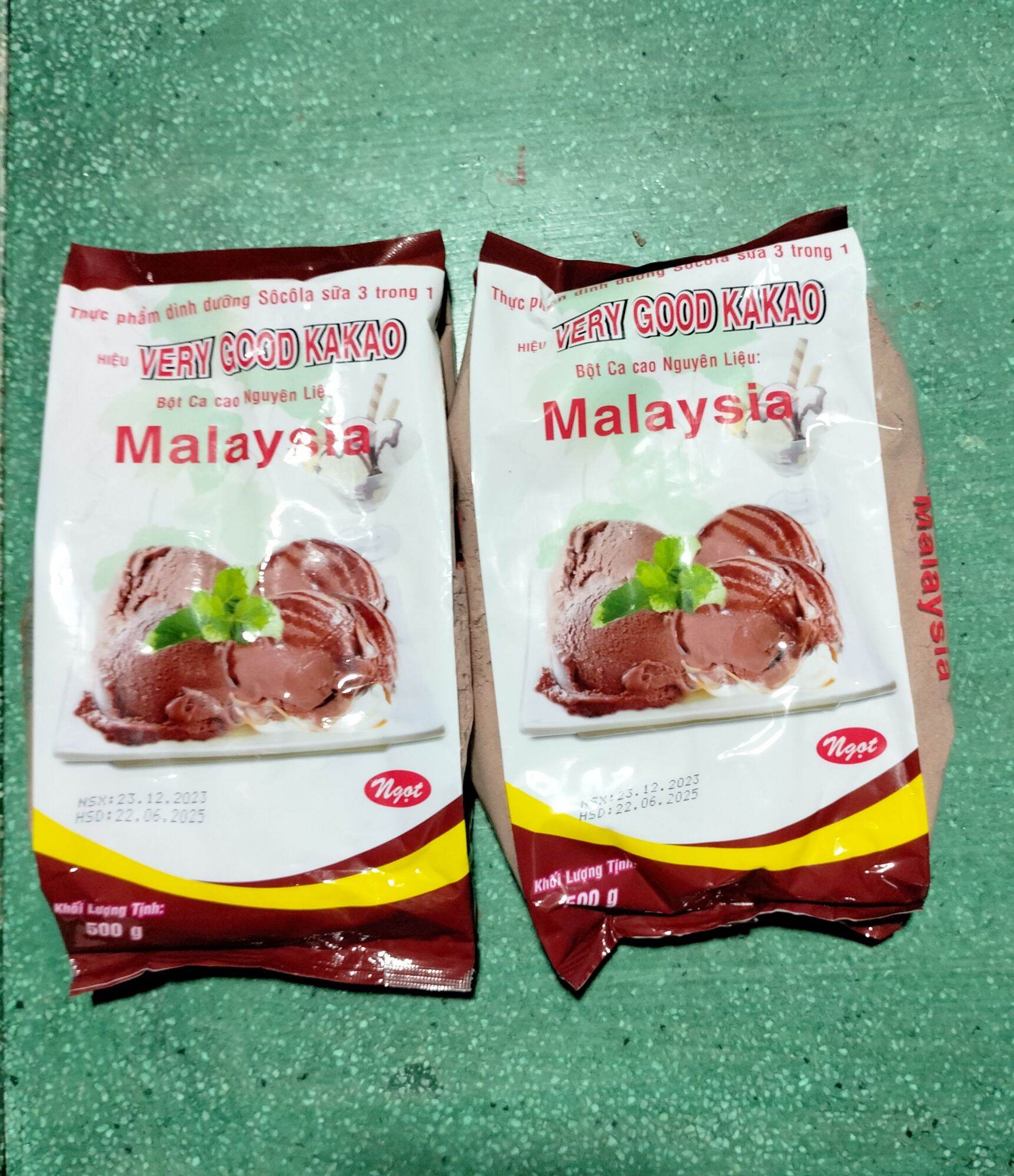 2 gói ca cao ngọt MALAYSIA 1kg , nguyên liệu làm các loại bánh , trà sữa socola , ca cao nóng , kem tươi , thơm ngon béo ngậy