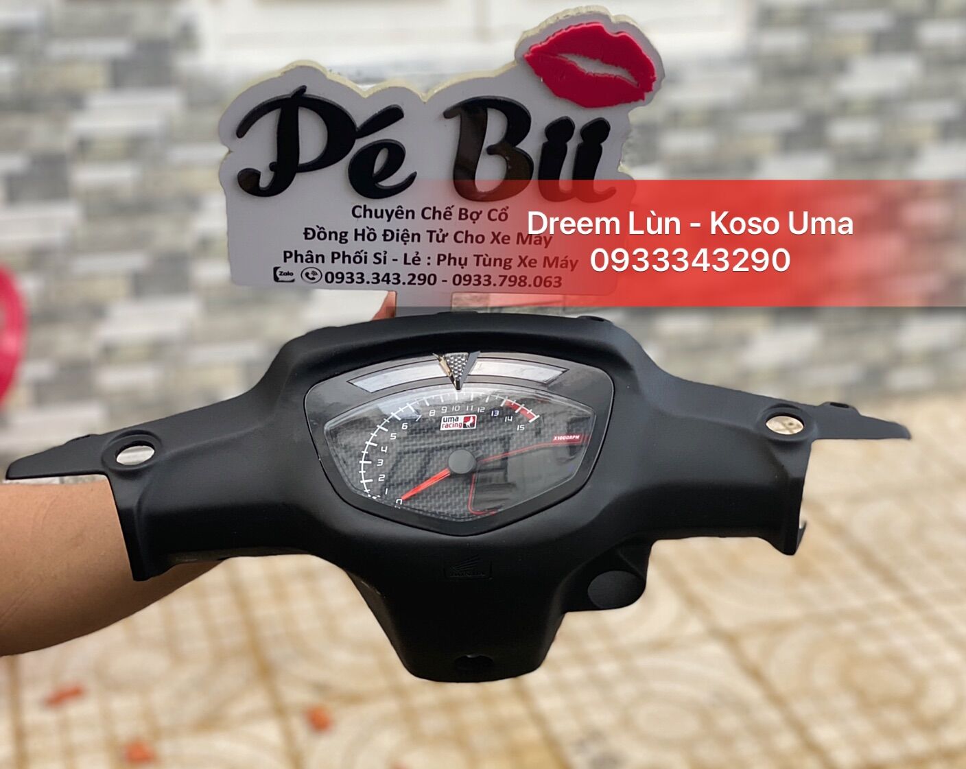 Trọn bộ bợ cổ dream lùn - chế đồng hồ koso uma ex