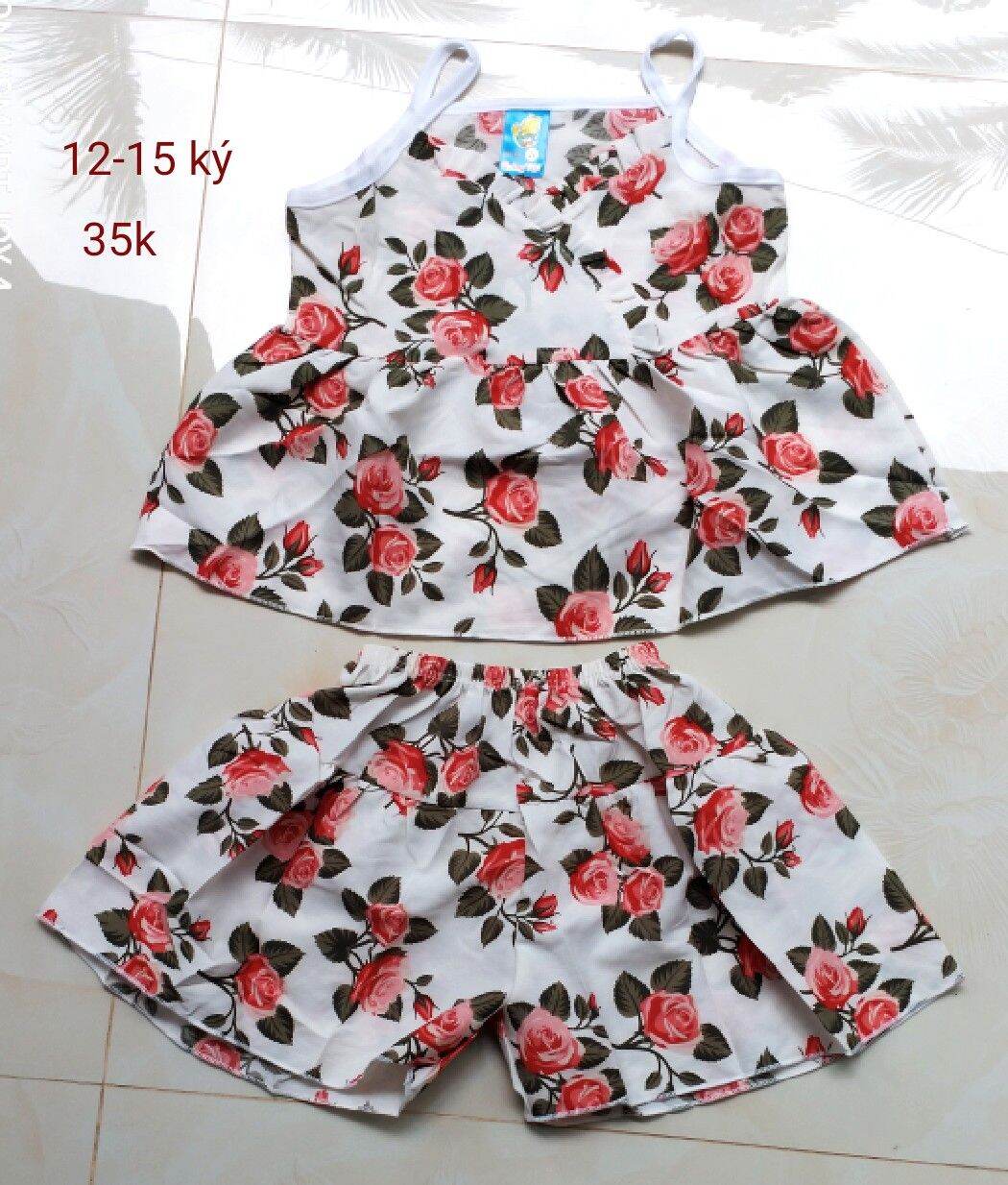 Bộ lụa cho bé gái từ 12 đến 25 kg
