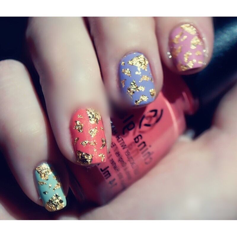 Set giấy bạc nhún, giấy bạc nail