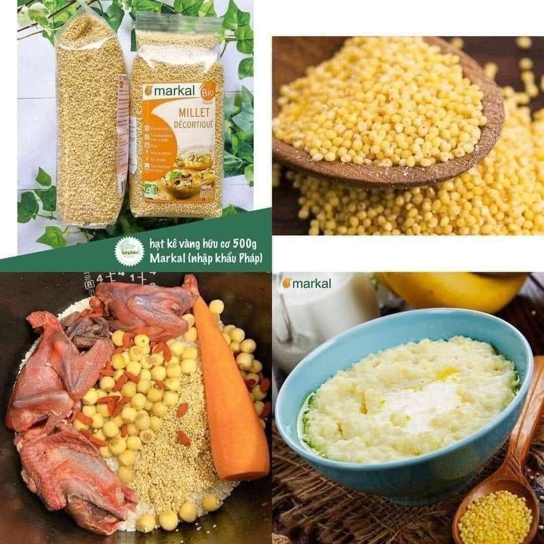 Hạt Kê Tách Vỏ Hữu Cơ Bio Markal 500g