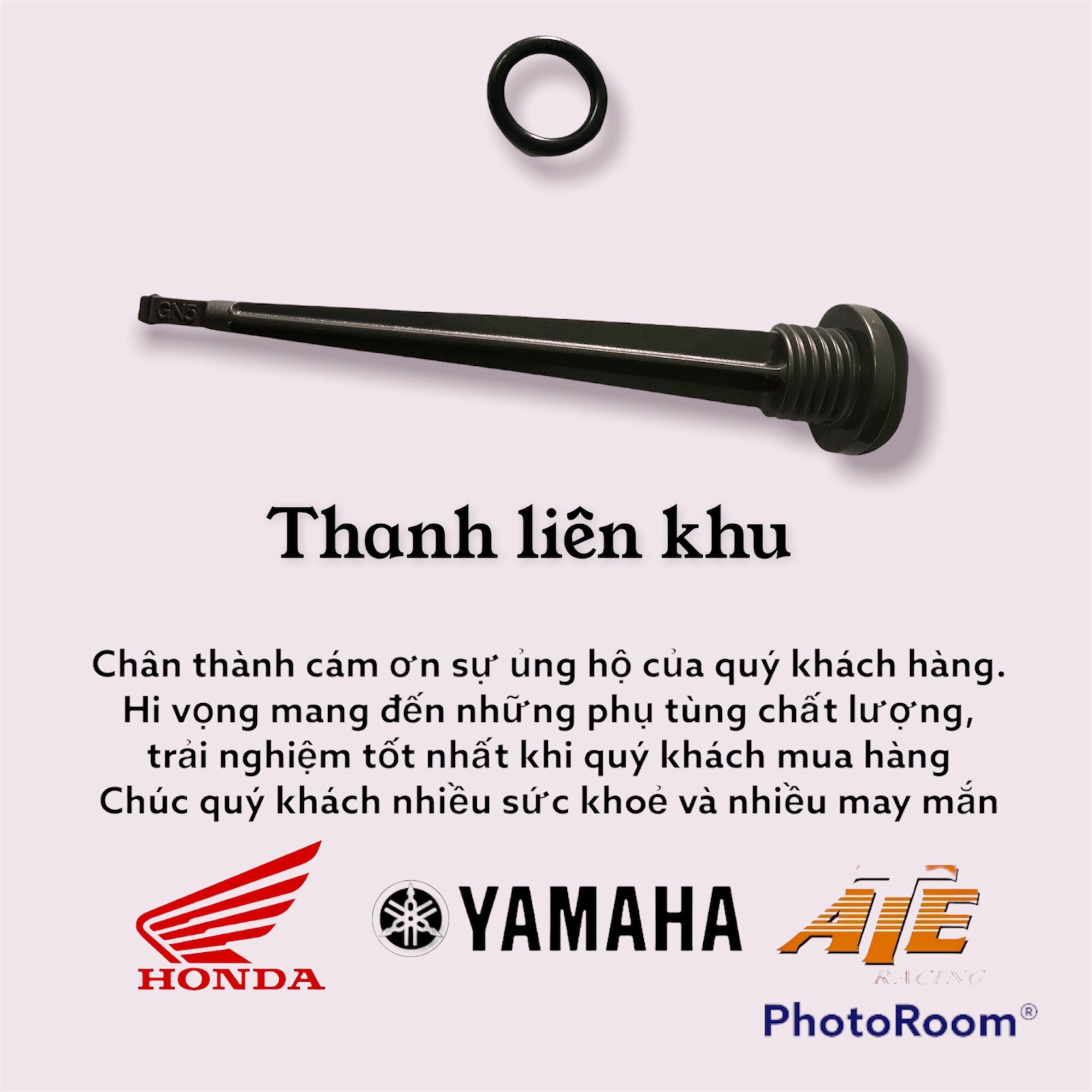 Ty thăm nhớt zin hệ máy xe số 1 lít Honda