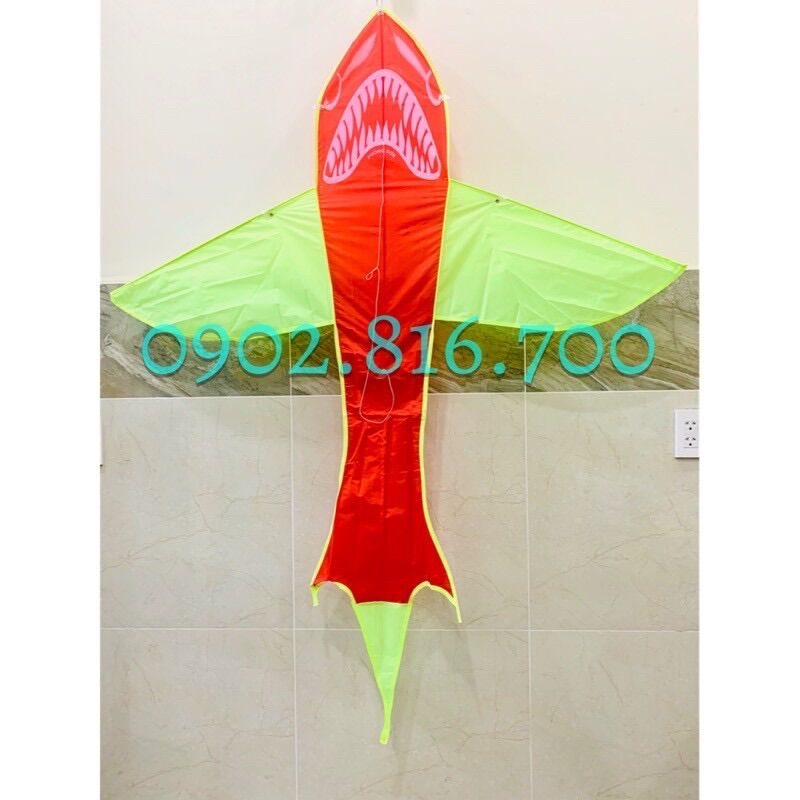 DIỀU CÁ MẬP LỚN ngang 1m3 x dài 1m8 ( tặng kèm cuộn dây thả diều )