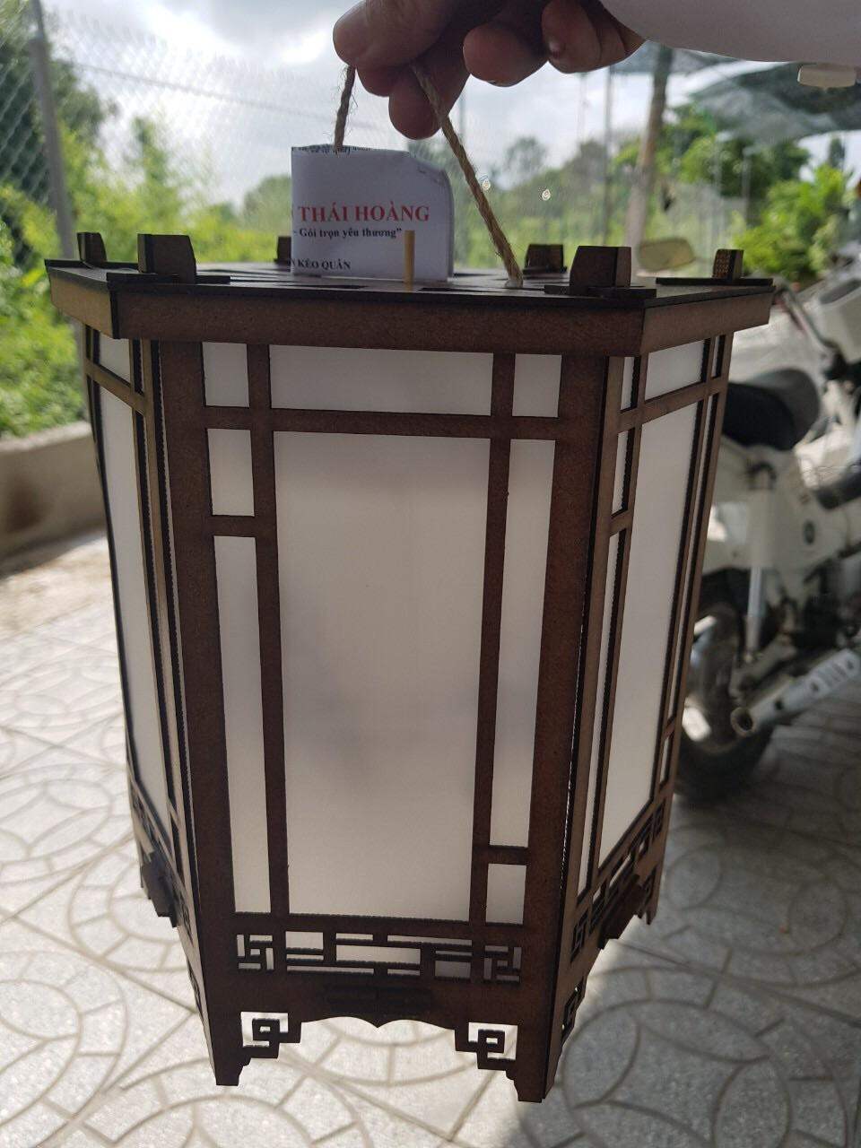 Lồng đèn kéo quân Handmade