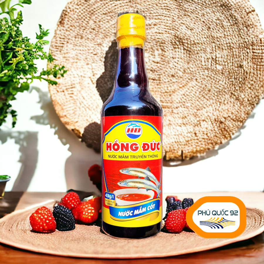 Nước mắm phú quốc - chai 500ml 43 độ đạm