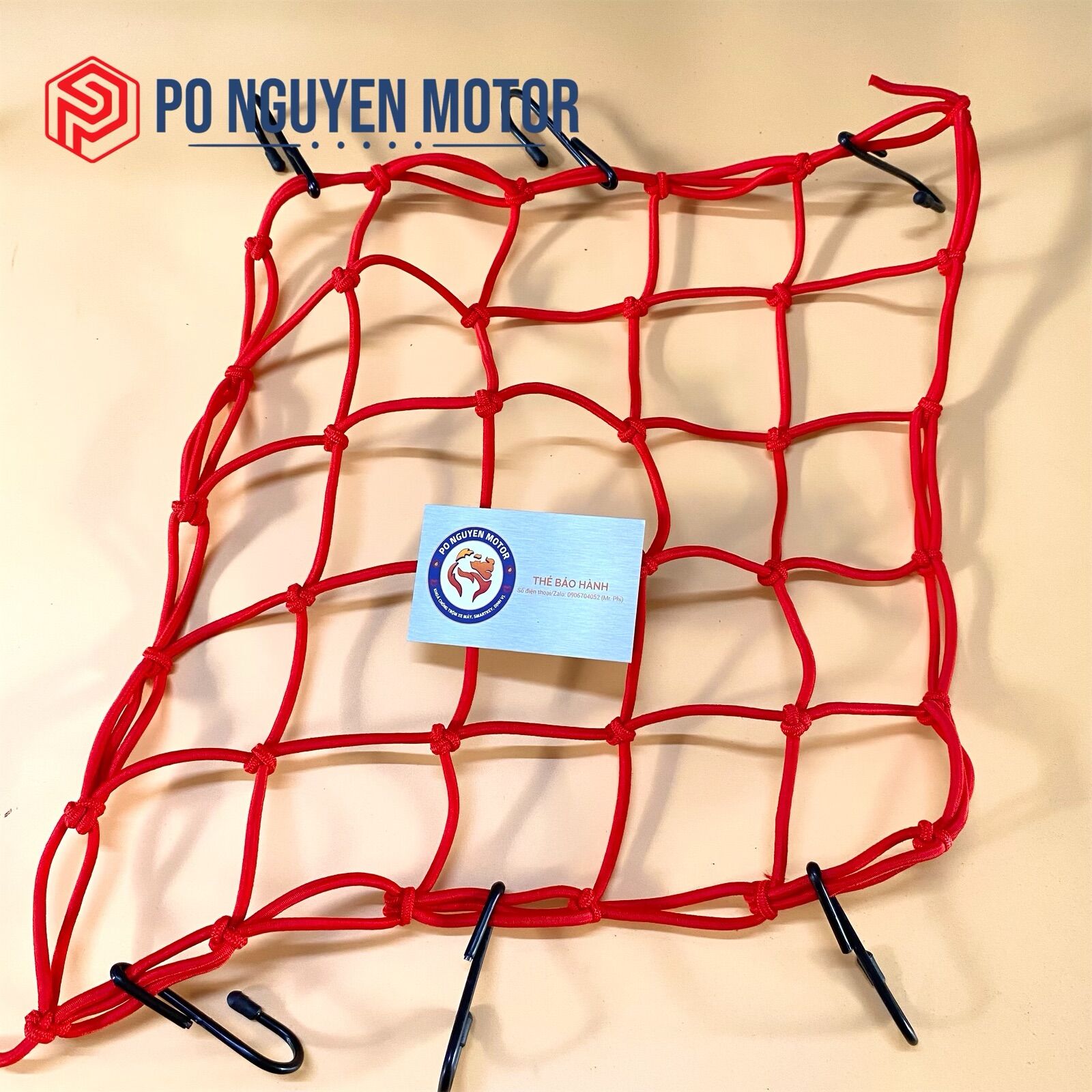 [HCM]Lưới thun ràng phản quang Daravin buột đồ cho xe máy