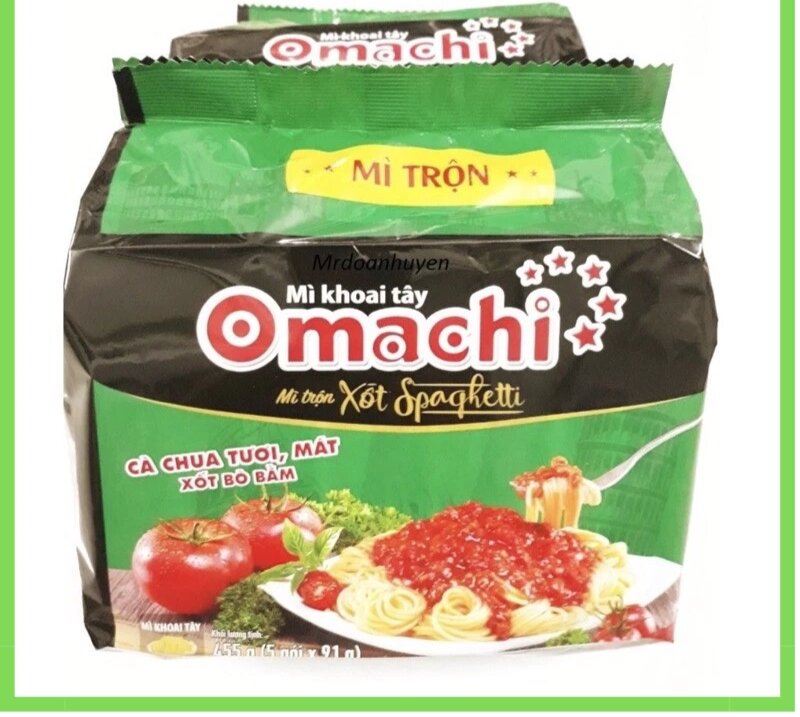 Mì omachi sốt trộn bò hầm bịch 5 gói