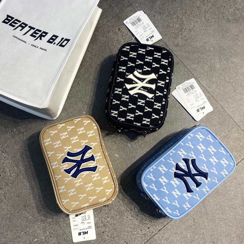 CHÍNH HÃNG TÚI MLB ĐEO CHÉO SIZE 18 Monogram Cross Bag New York Yankees