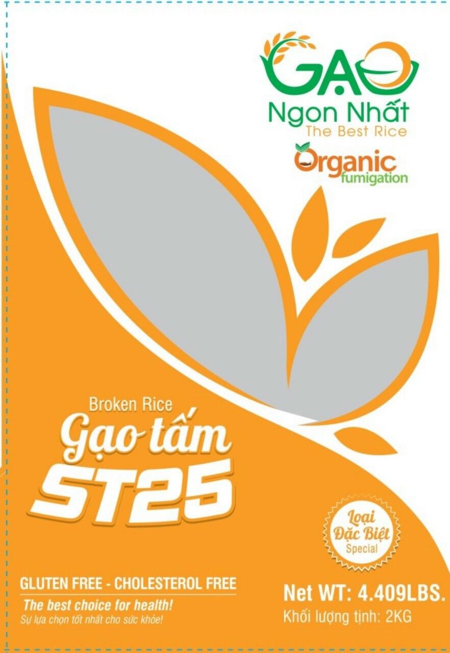 [ORGANIC] Gạo Tấm ST25 thơm dẻo hữu cơ