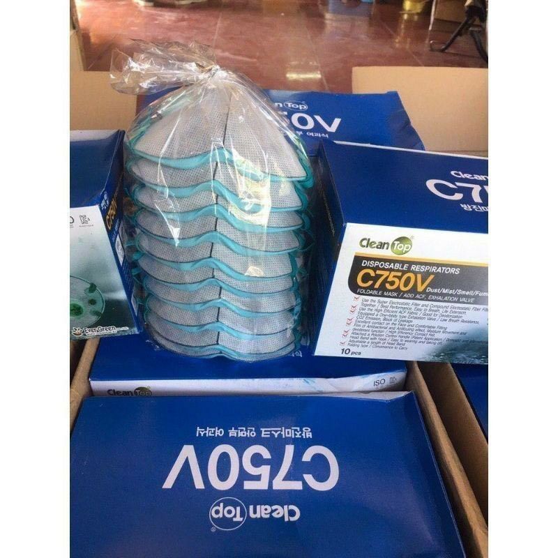 Khẩu trang c750v hàn quốc phòng độc