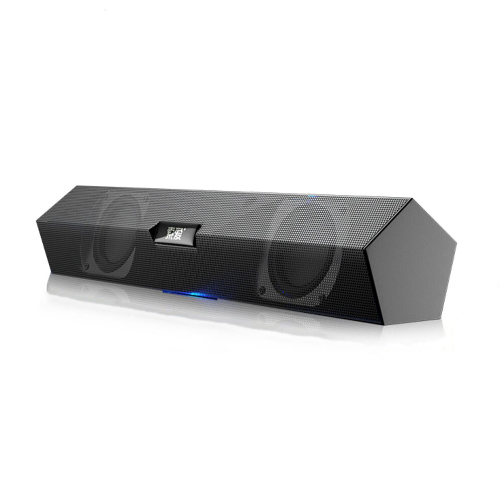 Máy Tính Để Bàn Loa Bluetooth 5.0 Âm Thanh Nổi Kép Hifi Home Soundbar Có Đèn LED Hiệu Ứng Ánh Sáng Loa Siêu Trầm Cho Máy Tính