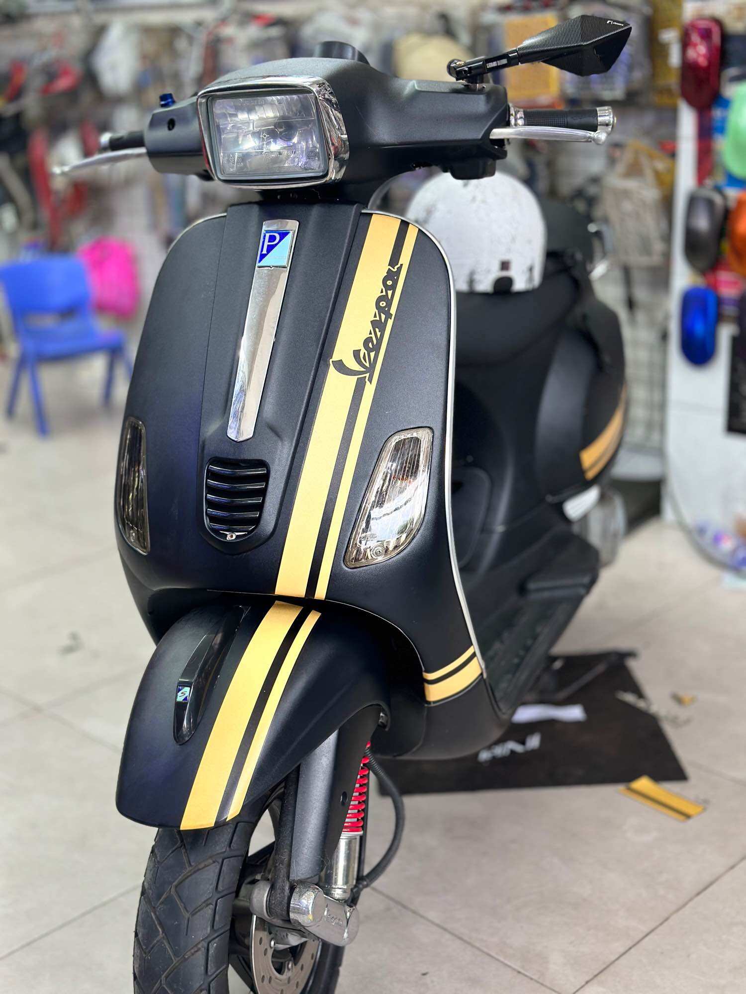 Tem Vespa decal cao cấp