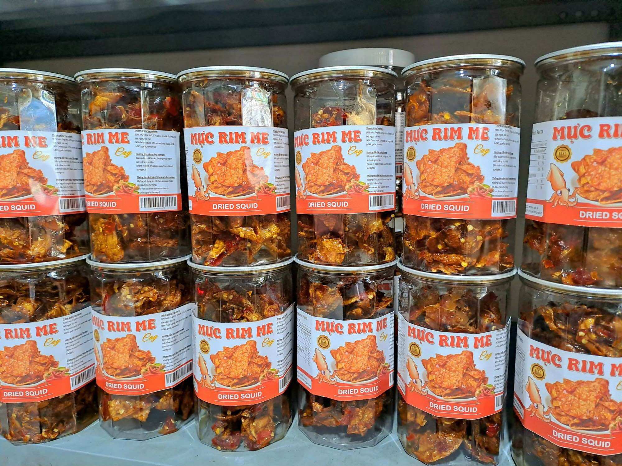 Mực rim me cay thơm ngon ăn vặt 250g