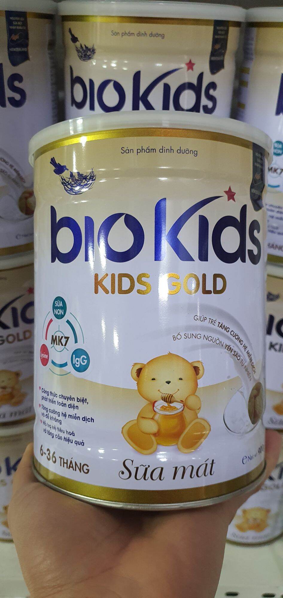 Sữa bột biokids kids gold 900g