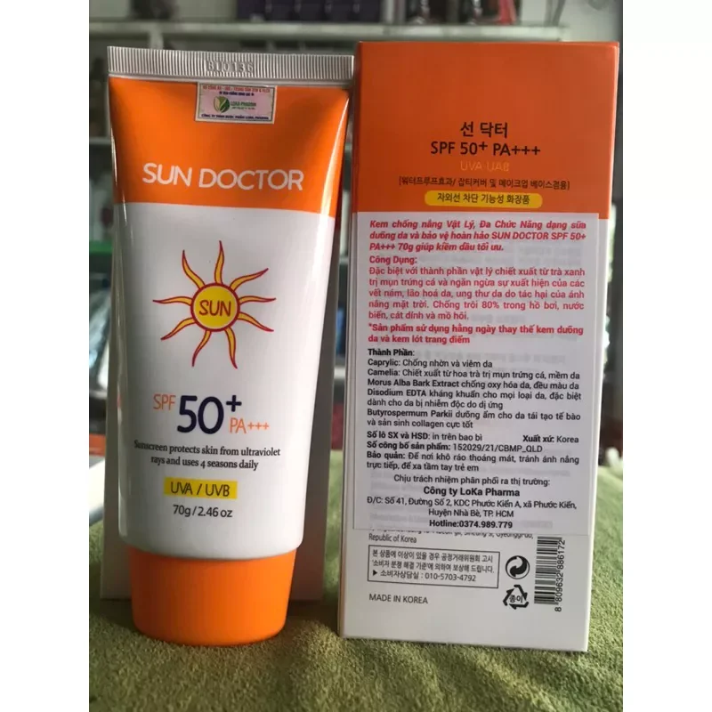 kem chống nắng sun doctor