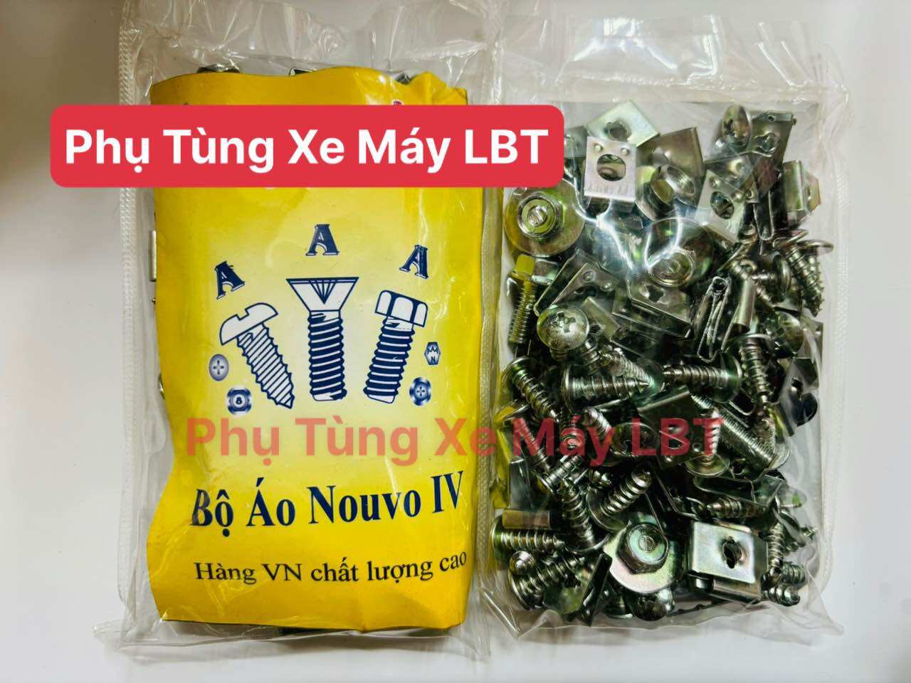 Bộ Ốc Bắt Dàn Áo Xe Novo Hàng Đặc Biệt Cao Cấp