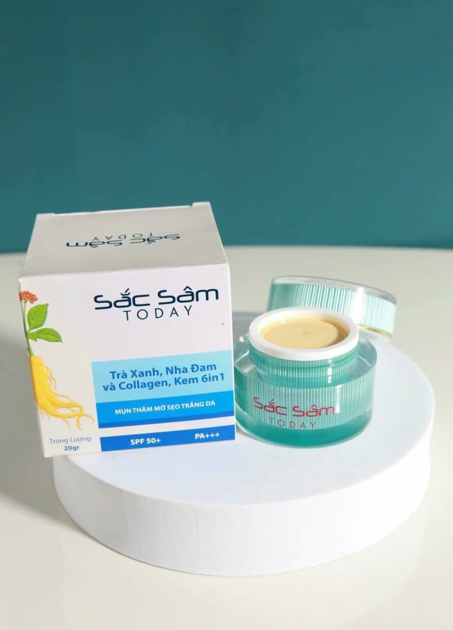 KEM SẮC SÂM MỤN THÂM MỜ SẸO TRẮNG DA 20g
