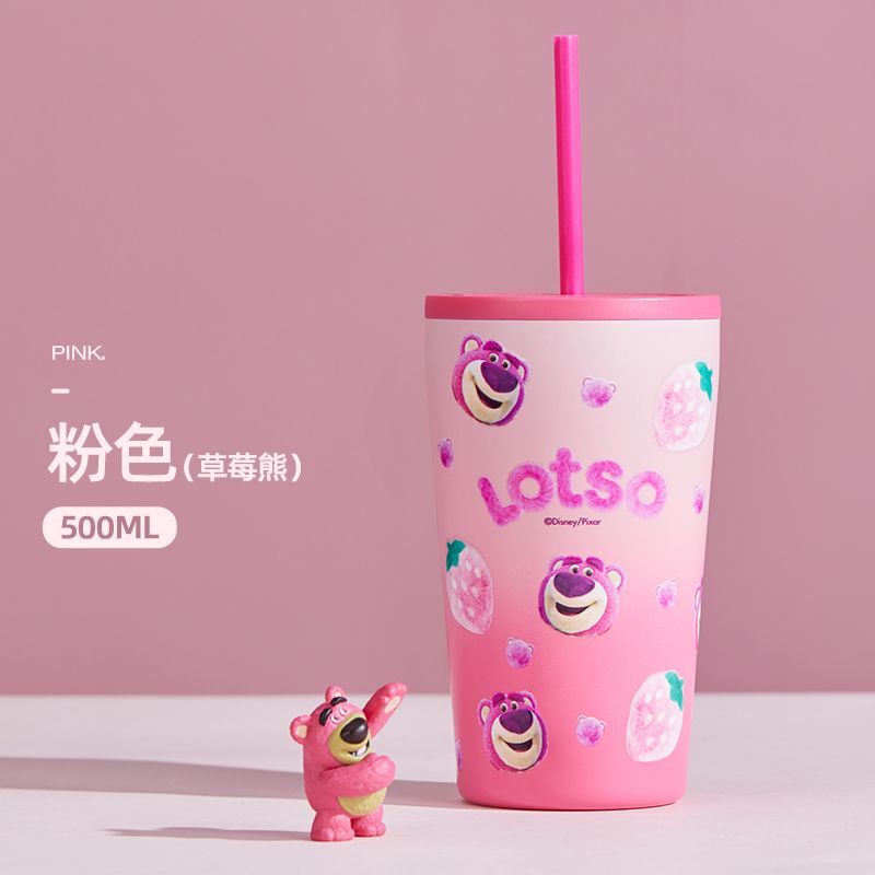 [Chính hãng Disney] Ly giữ nhiệt Gấu dâu Lotso Hot trend