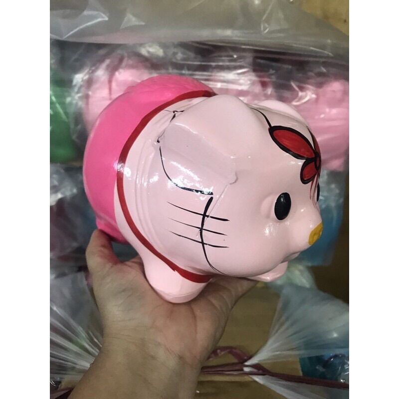 Heo đất tiết kiệm Kitty Size M ( 18x10x13 )