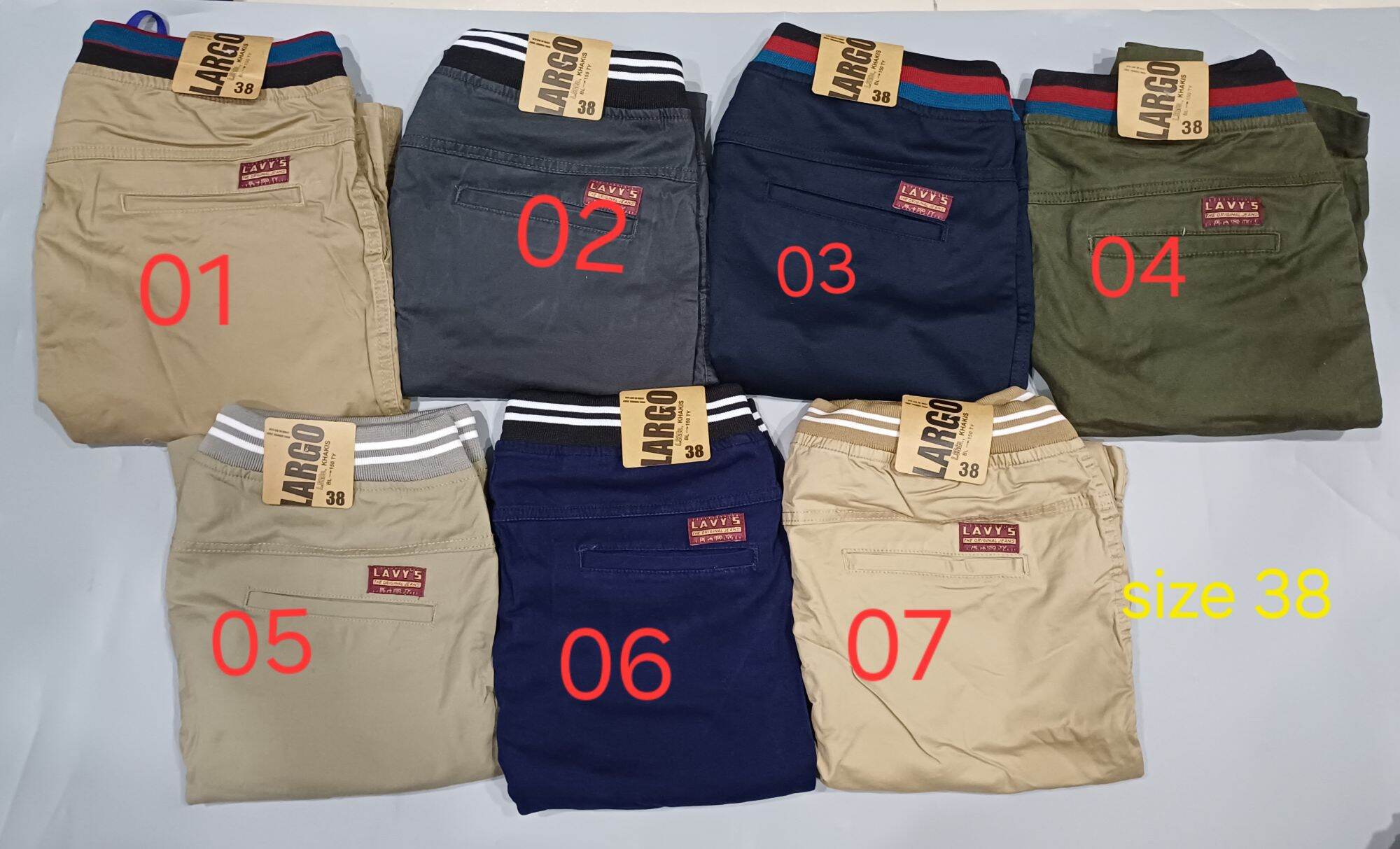 QUẦN KAKI LỬNG LƯNG THUN BIGSIZE 75KG-97KG
