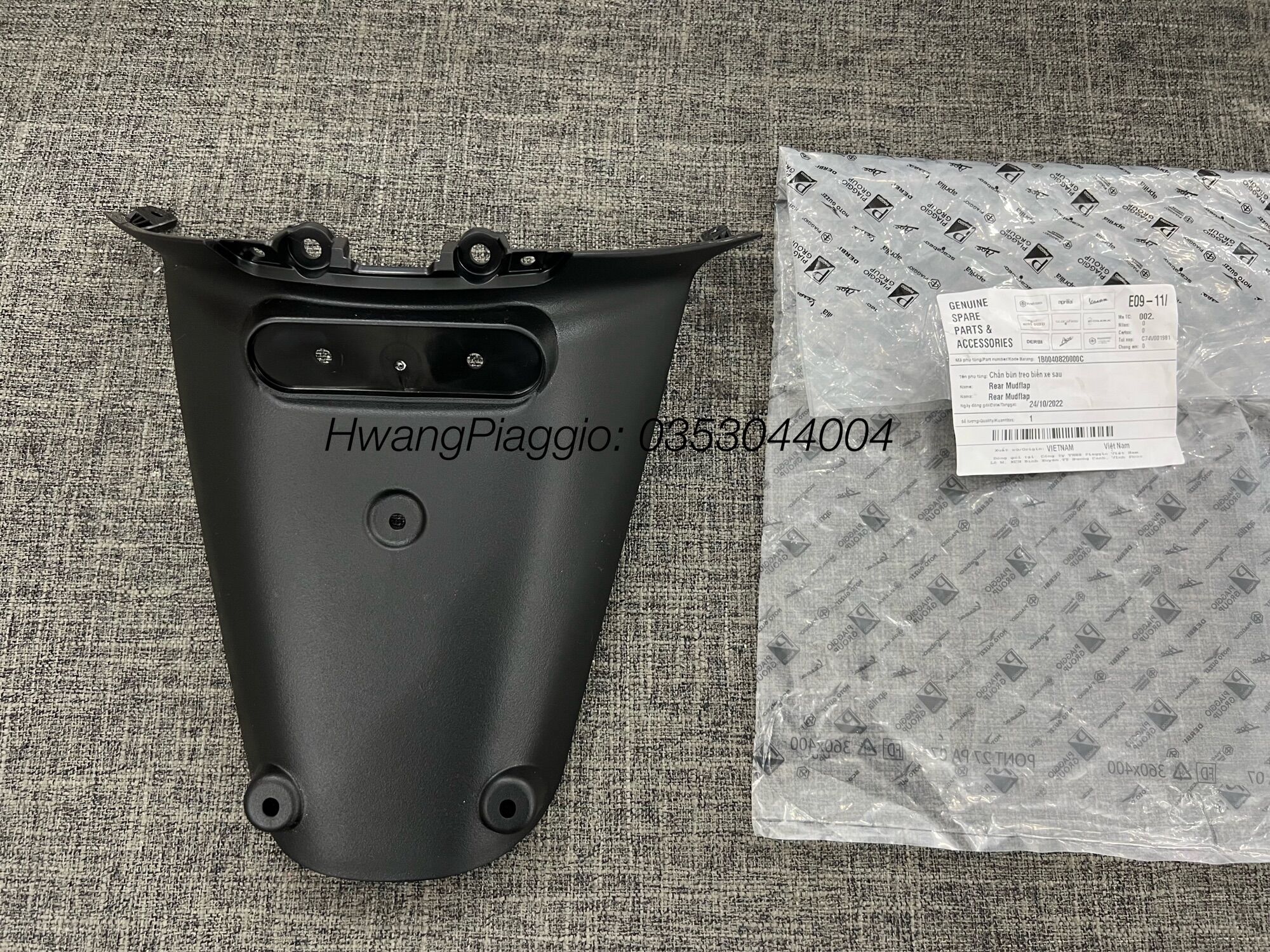 Chắn bùn đuôi biển số xe Vespa Sprint và Primavera 🎉