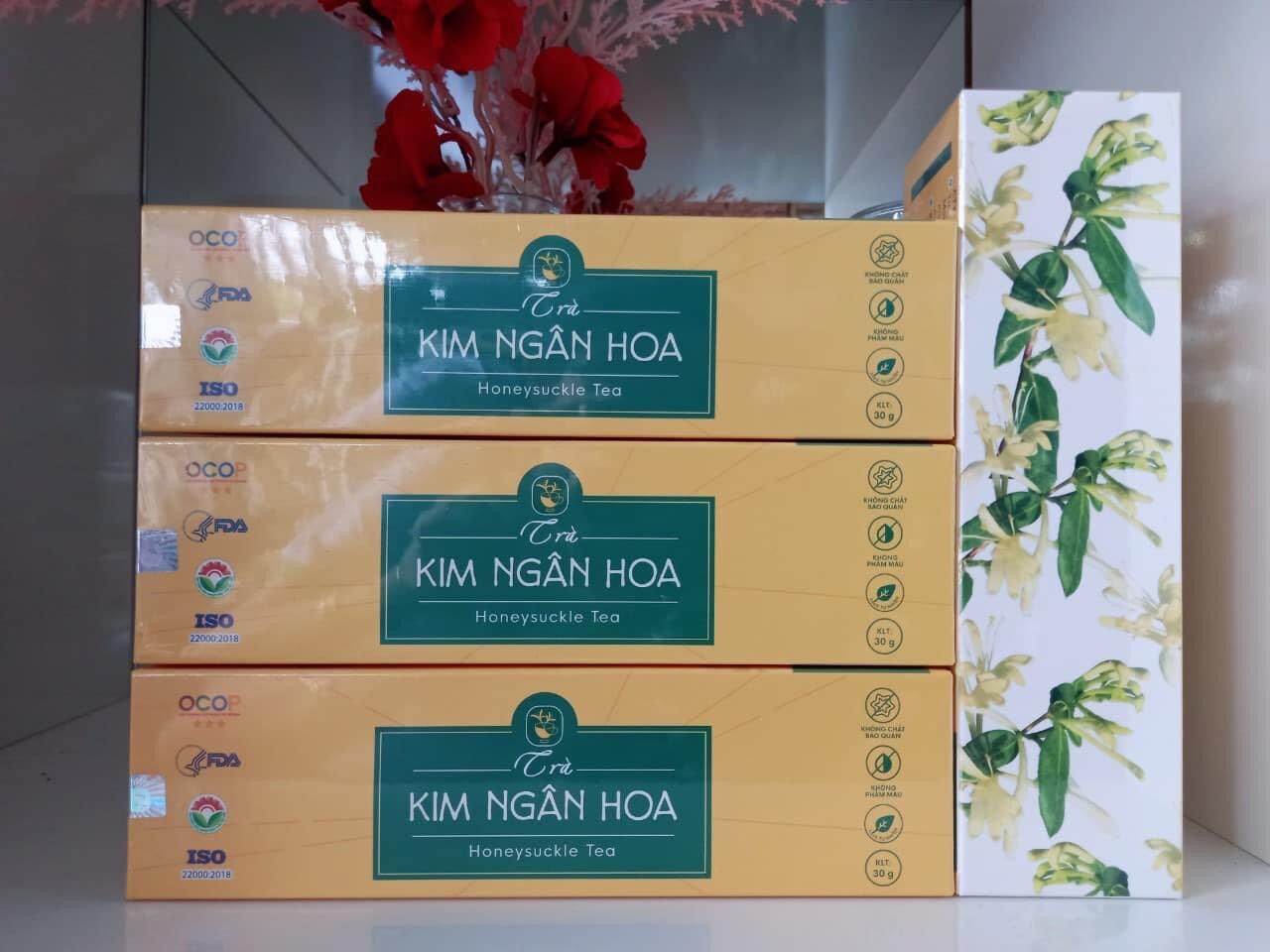 Trà kim ngân hoa chai 30g