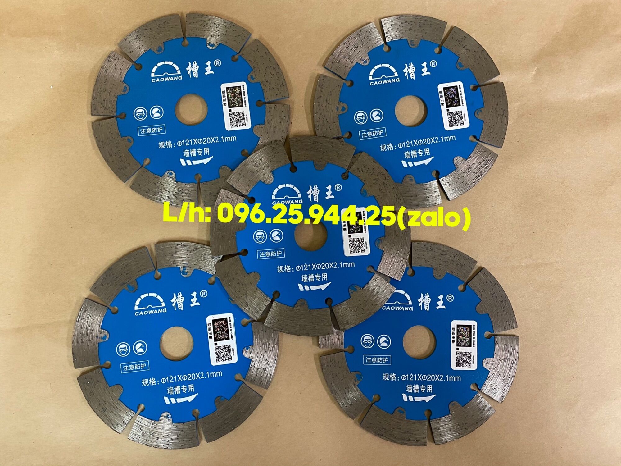 COMBO 5 LƯỠI 121 CAOWANG CHÍNH HÃNG