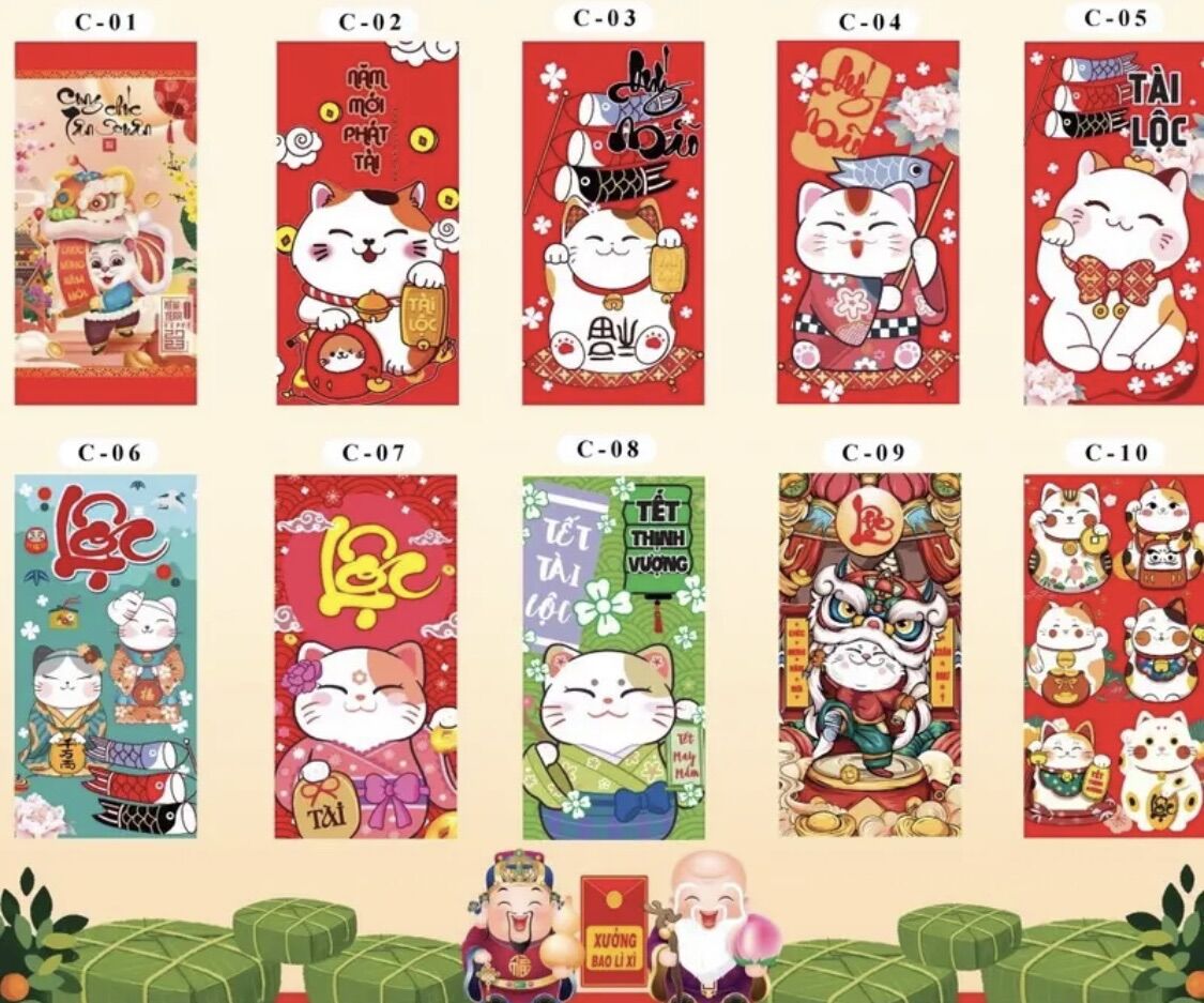Bao lì xì truyền thống