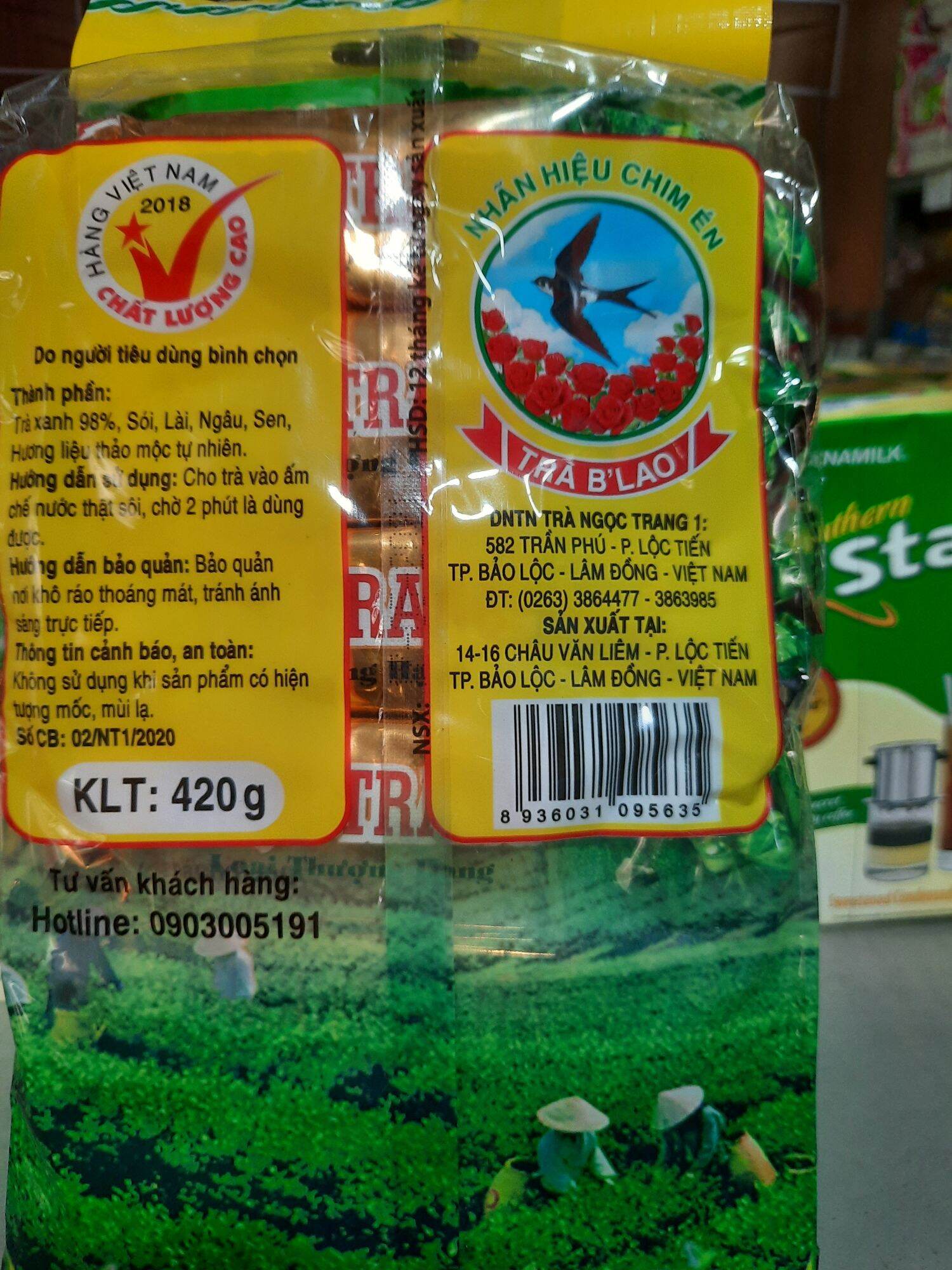 trà Ngọc Trang vành 6 gói×70g