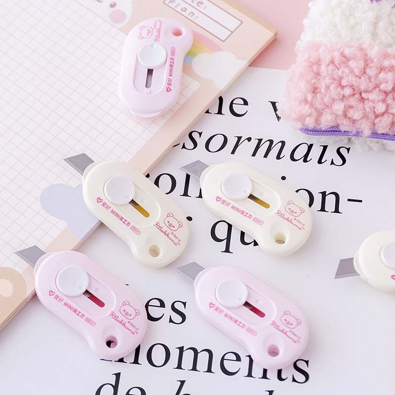 Dao rọc giấy mini gấu Rilakkuma cute