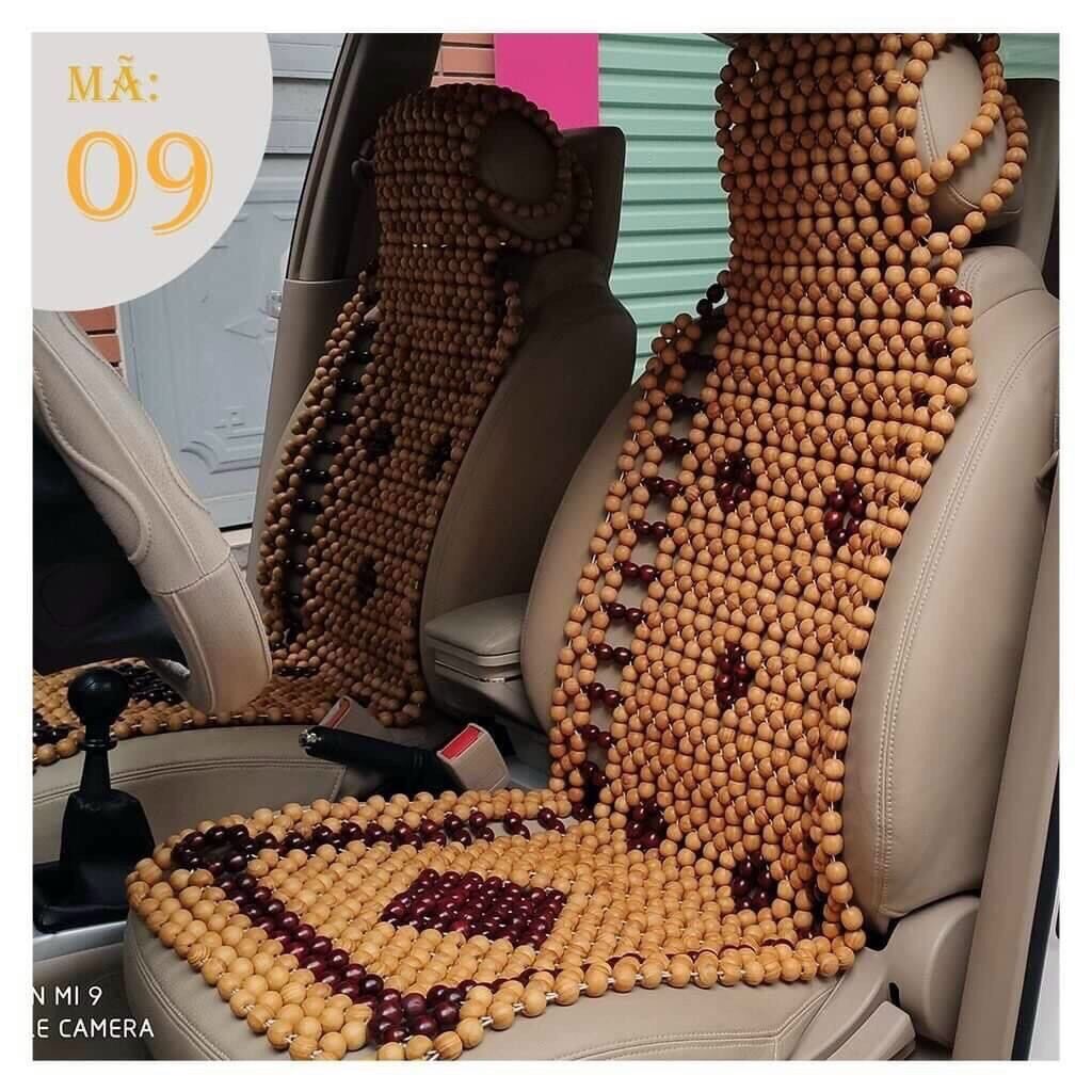 Tấm lót massage ghế ô tô xe tải kiểu trùm đầu viền, loại CAO CẤP