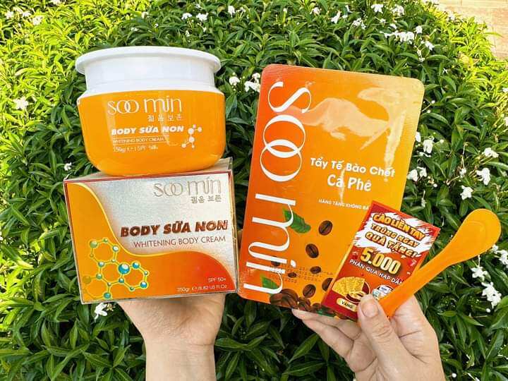 Body sữa non soo min , mua 1 được 4