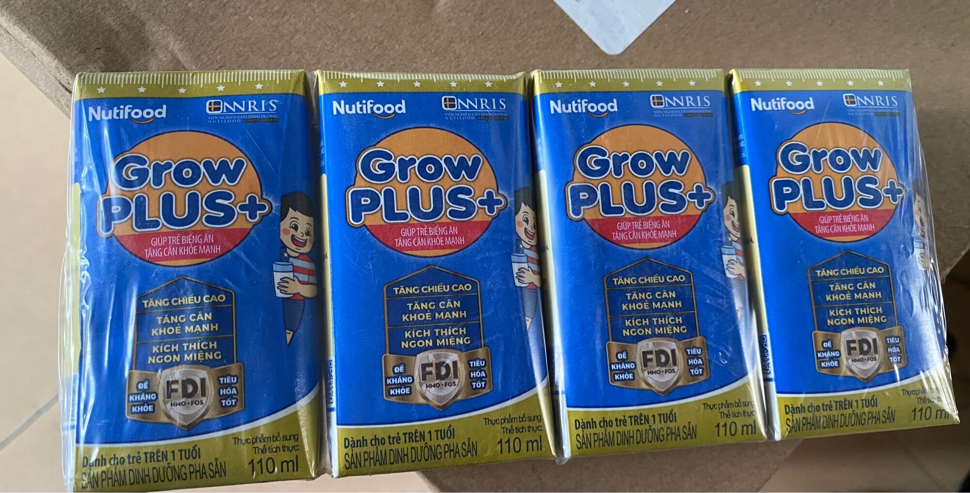 Combo 5 lóc /24 hộp Grow Plus xanh 110ml