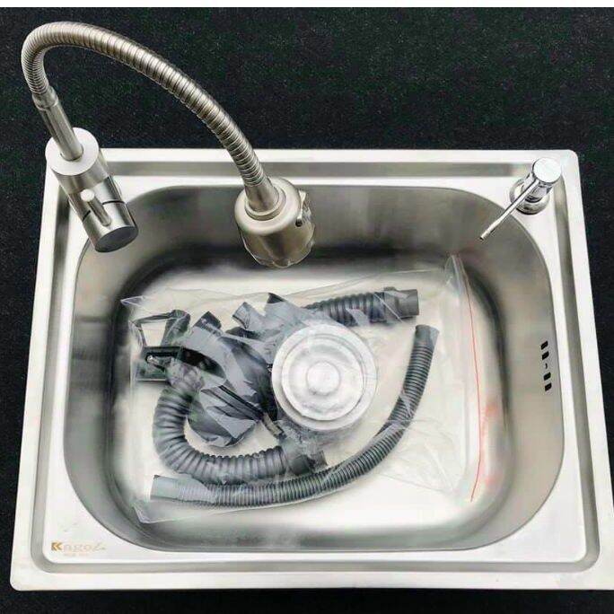 chậu rửa chén inox đơn. chậu rửa chén 1 hố