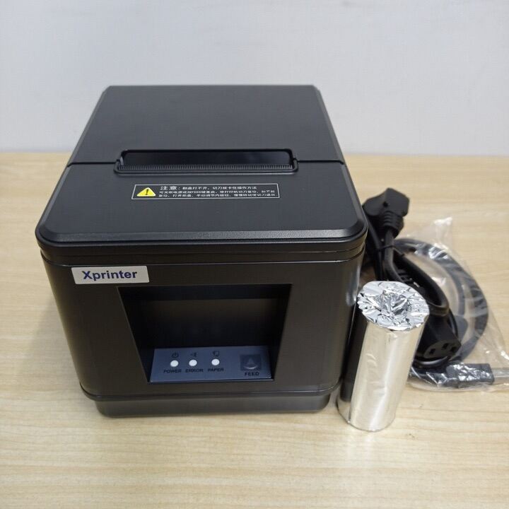 Máy in hóa đơn Xprinter A160 khổ giấy 80mm cắt giấy tự động cổng USB