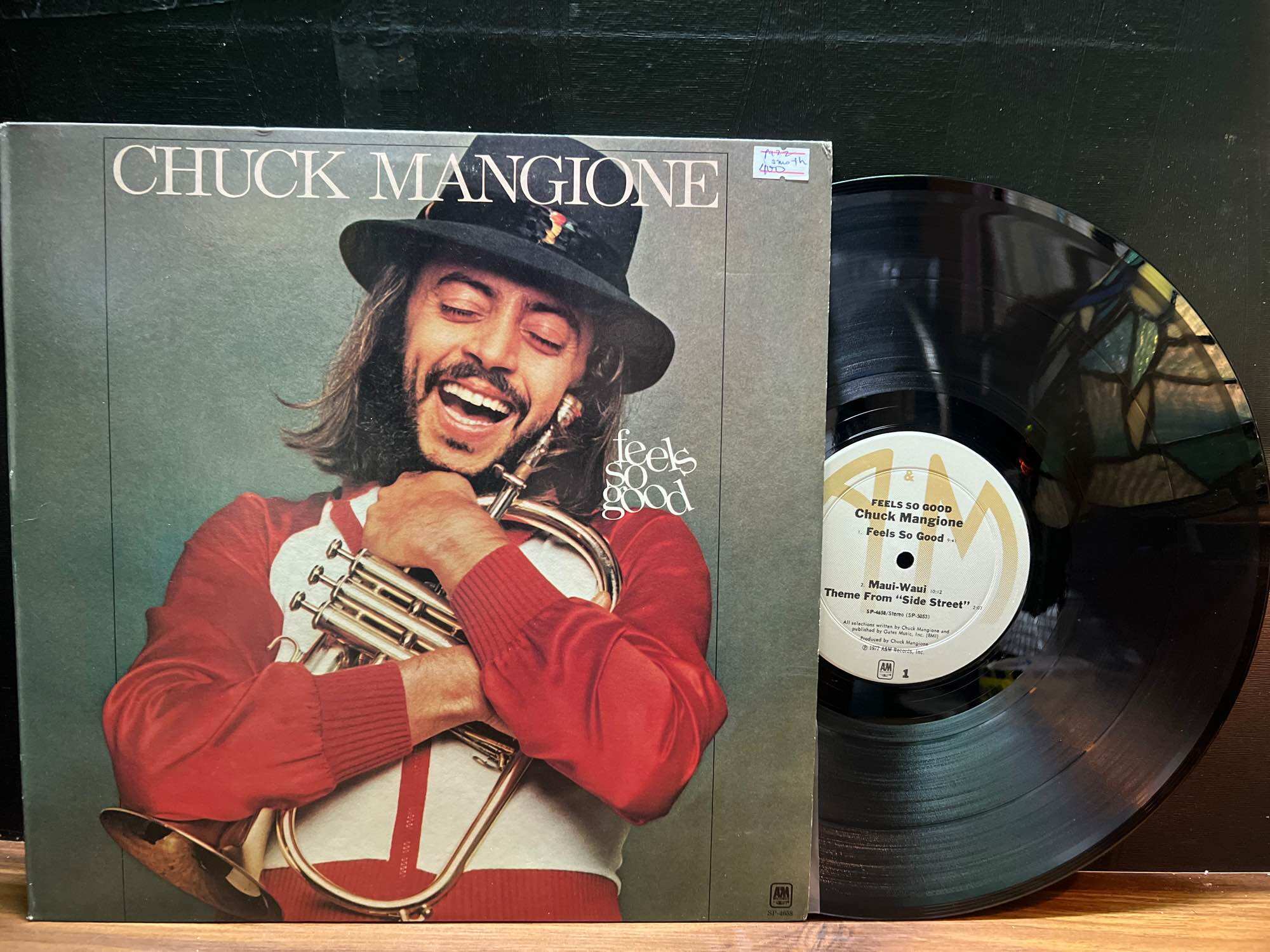 Đĩa than vinyl nhạc Jazz: của nghệ sĩ Chuck Mangione 🔥Album:Feels So Good