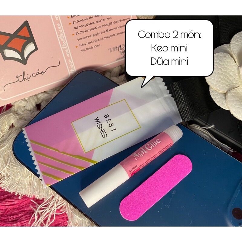 Combo keo dũa xinh xắn cho chị em làm nails box