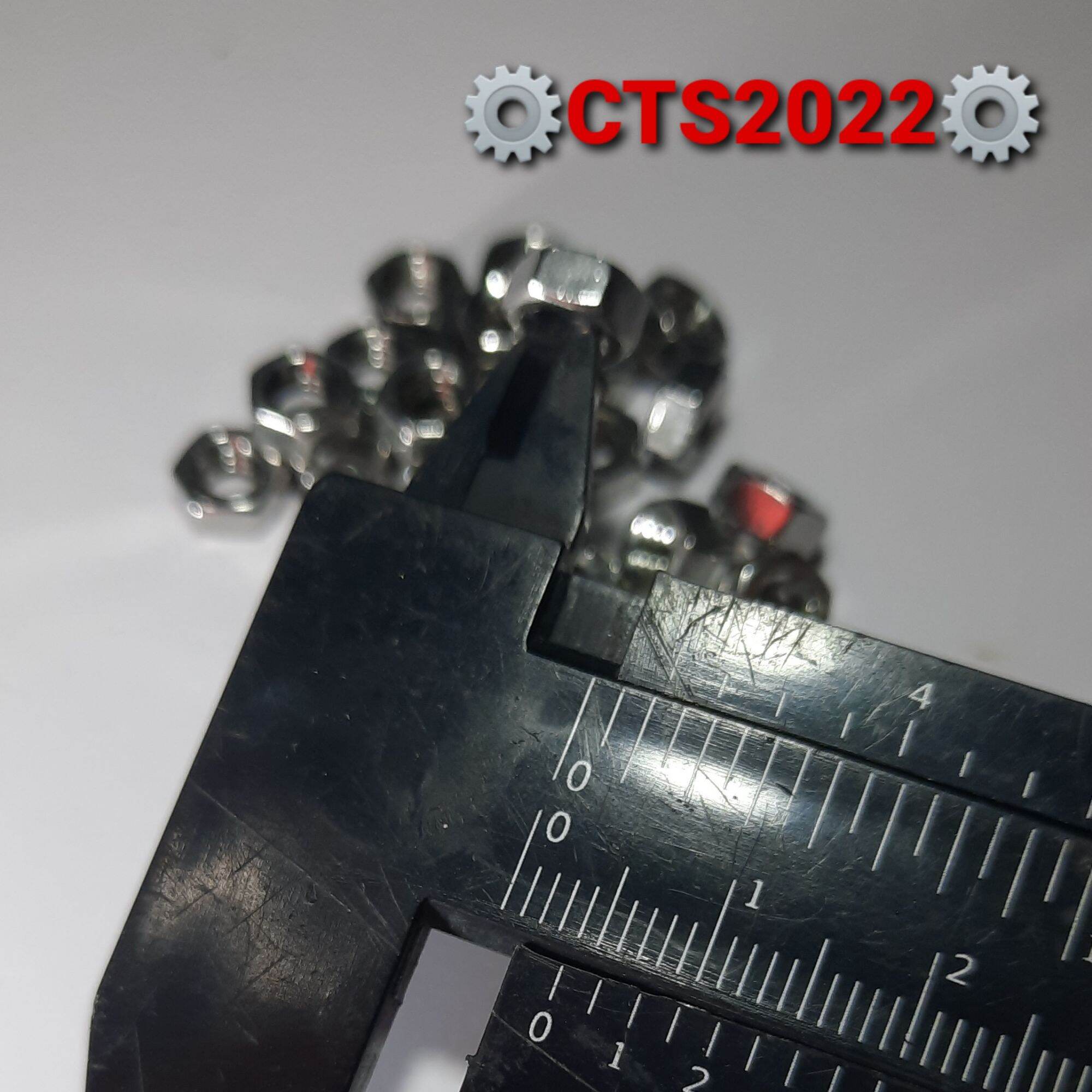 2 Con đai ốc (tán) M4 inox 304