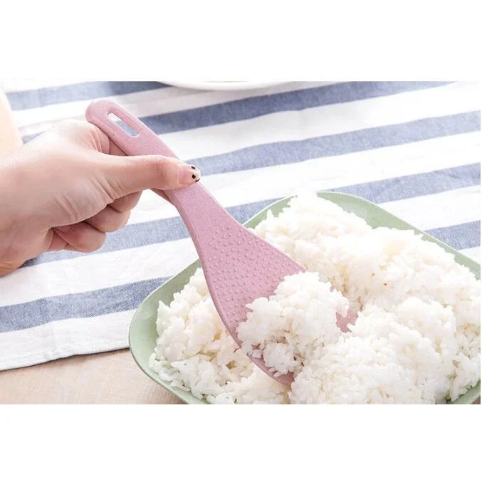 Vá thìa múc cơm lúa mạch chống dính - Vá múc cơm lúa mạch
