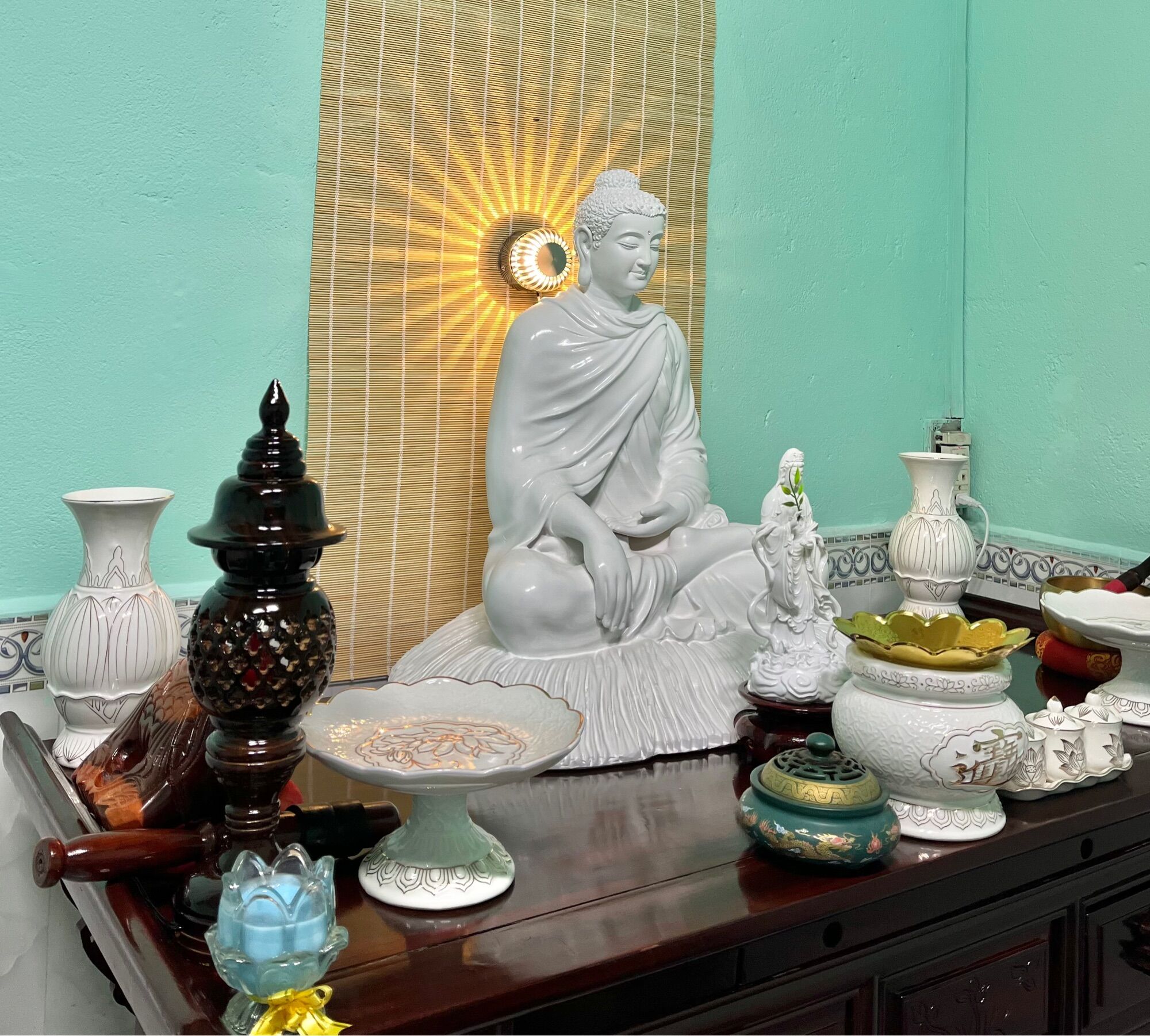 Tôn Tượng Bổn Sư 40CM Composite