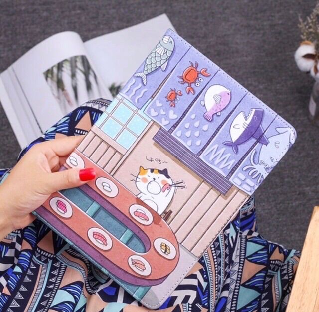Bao da ipad mini 2/3/4/5 mèo