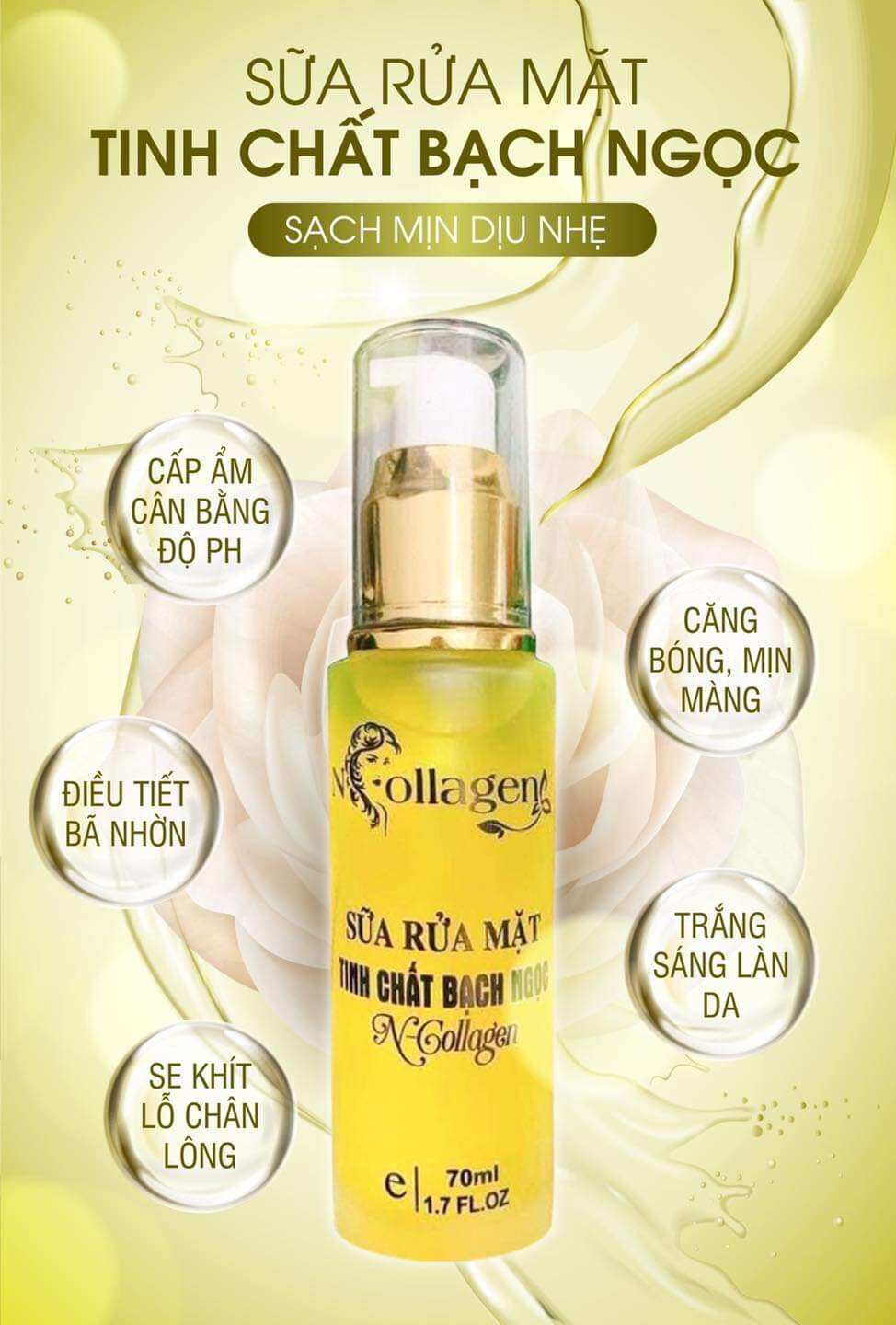 sửa rửa mặt Bạch Ngọc