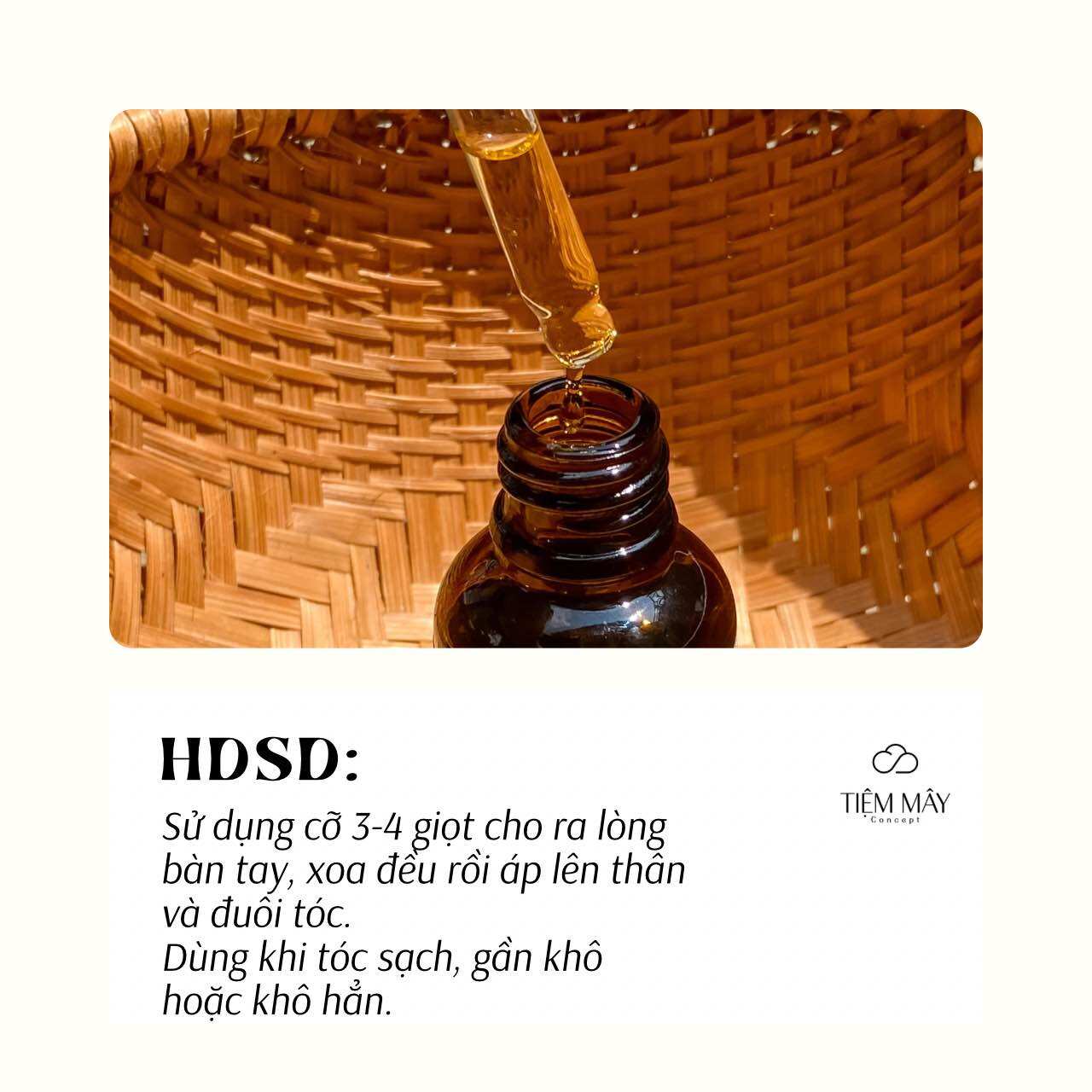 [Giảm Xơ Rối] Tinh Chất Dưỡng Tóc Dưỡng Tóc Bóng Mượt Và Phục Hồi Tóc - Handmade