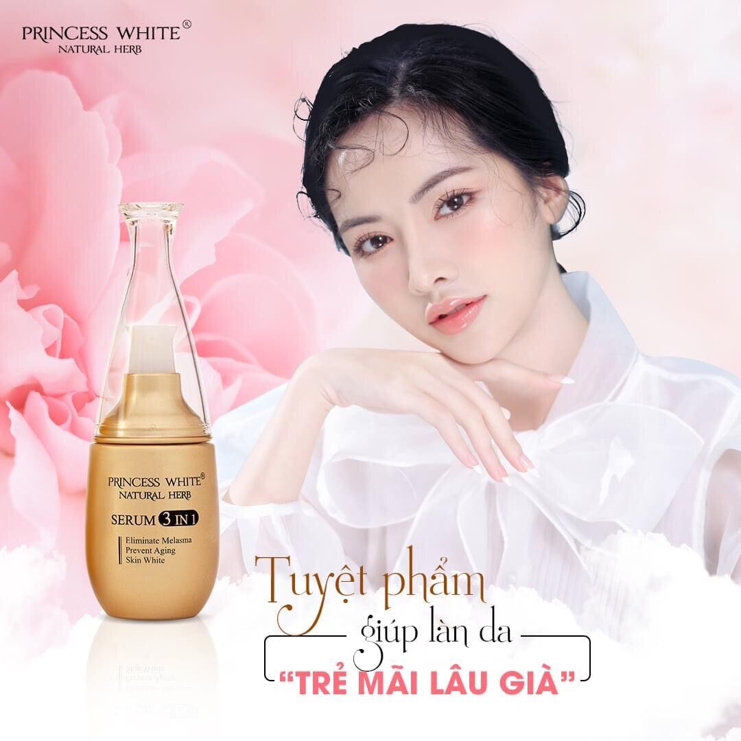 Serum face 3in 1 princess white