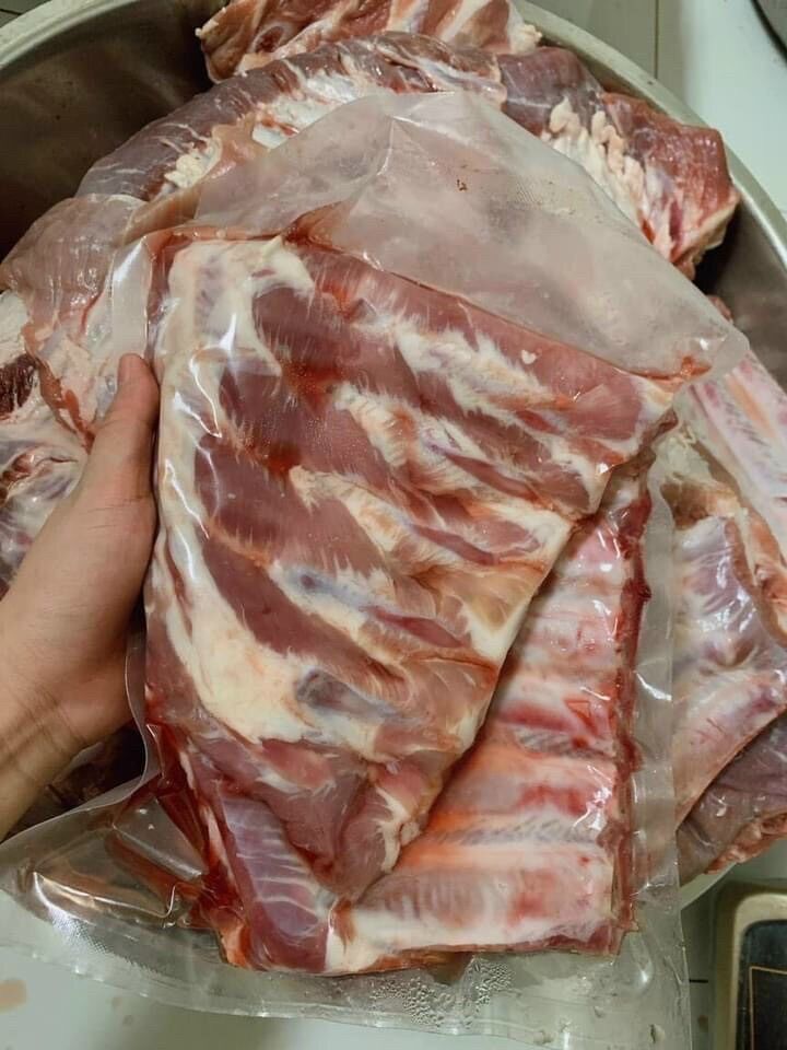 1kg Sườn bẹ non Heo (ngon, giao hỏa tốc 2h tphcm)