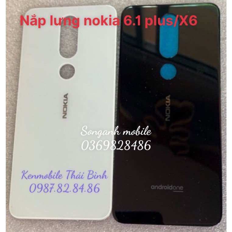 Nắp lưng nokia 6.1 plus / nokia x6