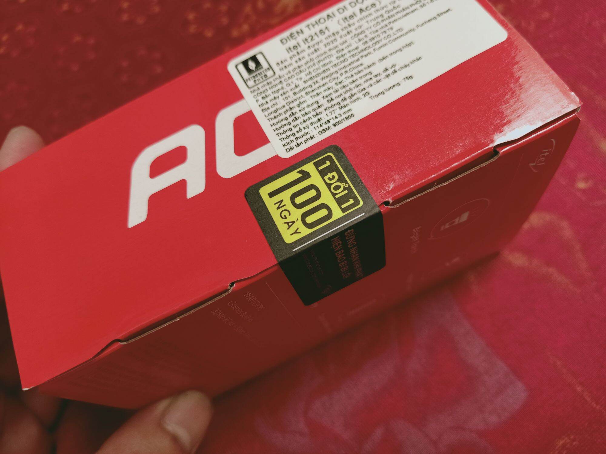 Điện thoại itel ACE mới