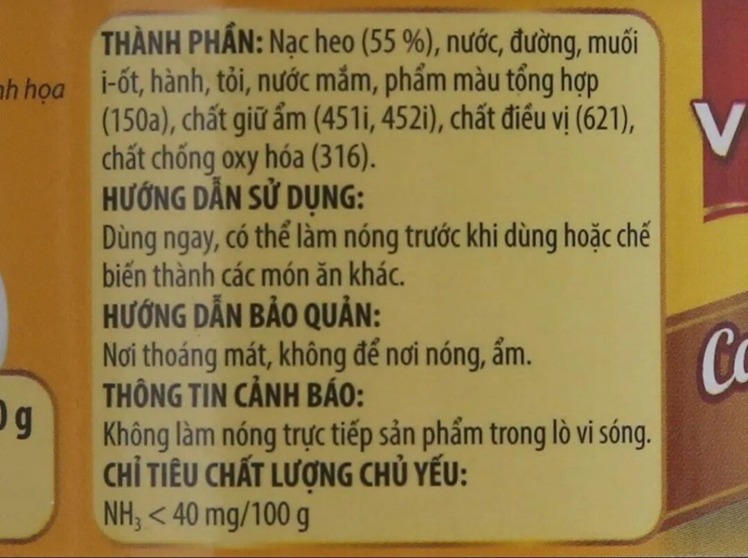 4 hộp HEO HẦM VISSAN 150G