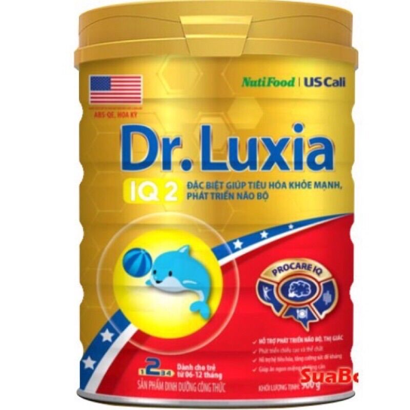 (Mẫu mới) Sữa bột Dr Luxia IQ số 1,2,3,4 900g